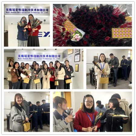 【冠亞制冷】祝大家三八婦女節快樂，三月春風，芳華如你！